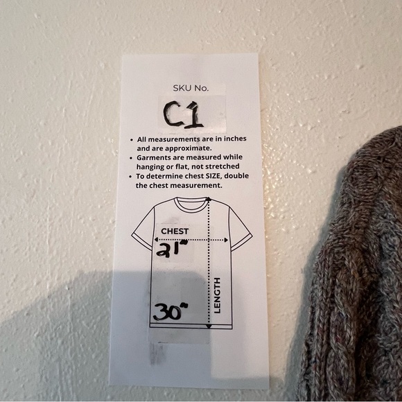 Vintage brown cardigan - Picture 4 of 4